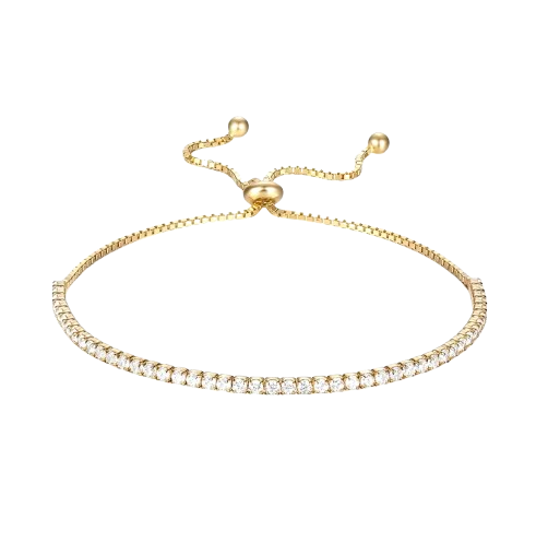 Diamond Tennis Bracelet Gold